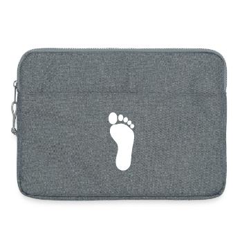 Podiatre Pieds Blancs Podiatre Podiatrie - Sacoche pour ordinateur portable 15 pouces - gris chiné - Devant