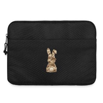 Hase von hinten Tarnfarben Cap Kappe Camouflage - Laptoptasche 15" - Schwarz - Vorne
