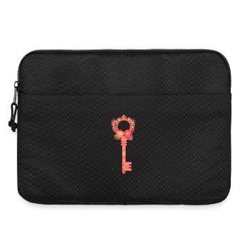 Tropischer Blumenschlüssel - Laptoptasche 15" - Schwarz - Vorne
