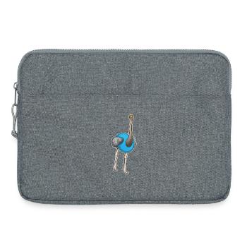 Athlétisme de jogging autruche - Sacoche pour ordinateur portable 15 pouces - gris chiné - Devant