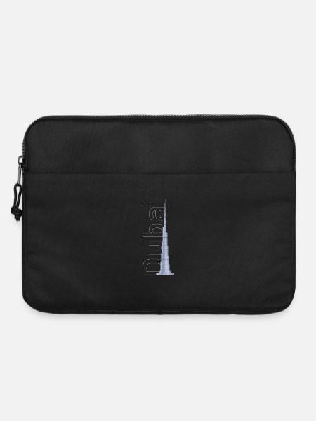 Dubai Skyline – Burj Khalifa - Laptoptasche 15" - Schwarz