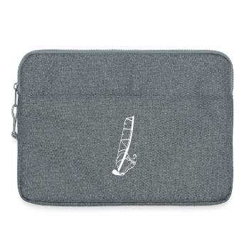 Windsurfer Boy - Laptop bag 15" - heather grey - Front