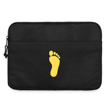 Pédicure pieds jaunes Pédicure Podiatrie - Sacoche pour ordinateur portable 15 pouces - noir - Devant