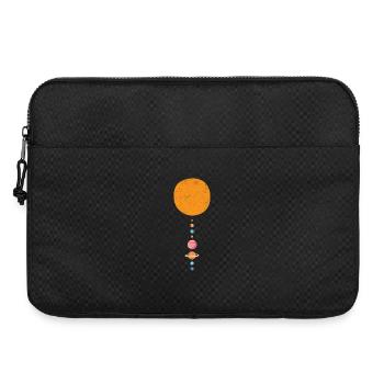 Sonnensystem und Planeten: Astronomisches Geschenk - Laptoptasche 15" - Schwarz - Vorne