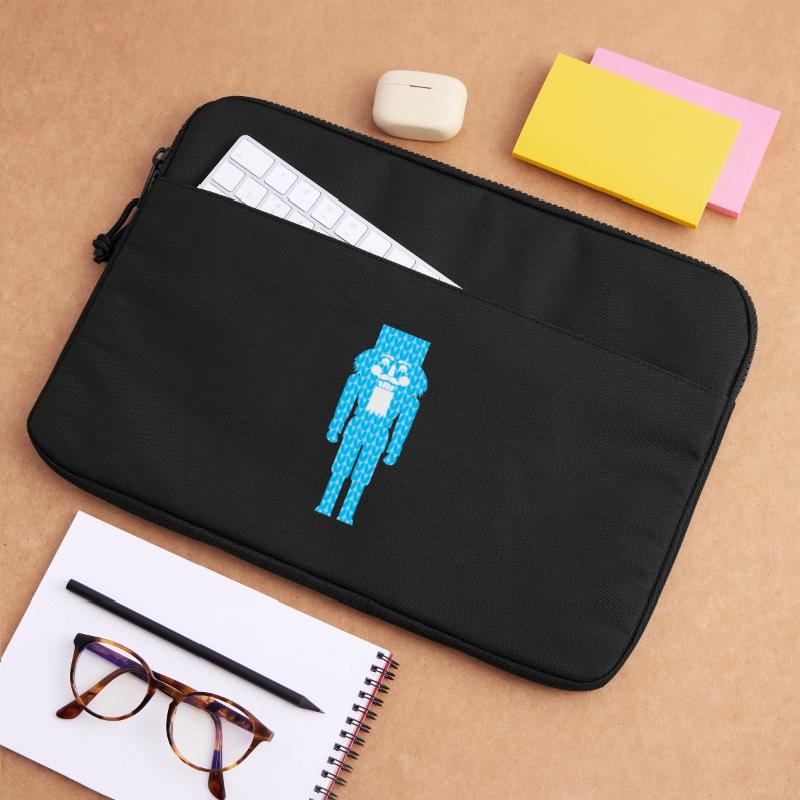 Nutcracker Knitting Pattern Pattern Blue Christmas Laptop bag 15"