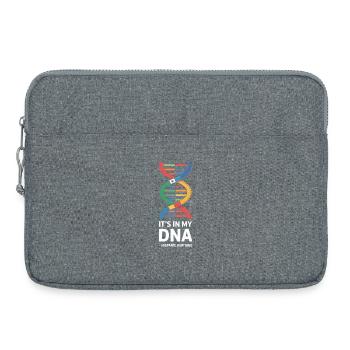 C’est dans mon ADN Fierté du patrimoine hispanique - Sacoche pour ordinateur portable 15 pouces - gris chiné - Devant