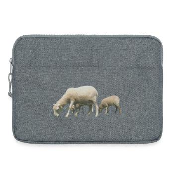 sheep - Laptop bag 15" - heather grey - Front