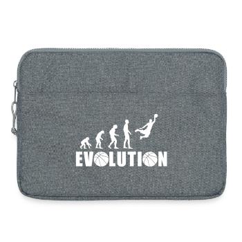 EVOLUTION BASKET gift basketball - Laptop bag 15" - heather grey - Front