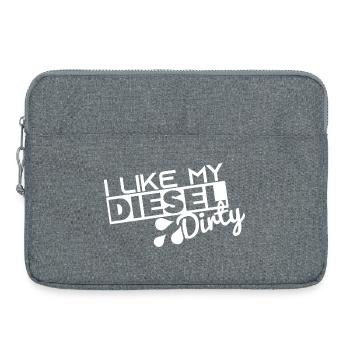 J’aime mon diesel sale - drôle de voiture diesel sale - Sacoche pour ordinateur portable 15 pouces - gris chiné - Devant