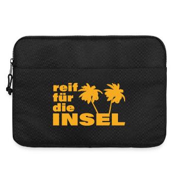 READY FOR THE ISLAND - Laptop bag 15" - black - Front
