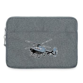 Hubschrauber - Laptoptasche 15" - Grau meliert - Vorne