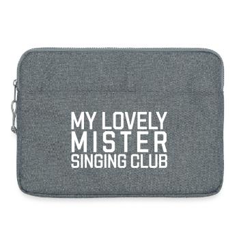 My Lovely Mister Singing Club Denglish Idiom - Laptop bag 15" - heather grey - Front