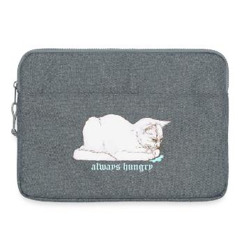 IMMER HUNGRIG - Laptoptasche 15" - Grau meliert - Vorne