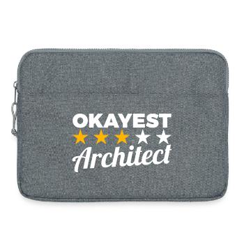 Average Architect - Laptop bag 15" - heather grey - Front