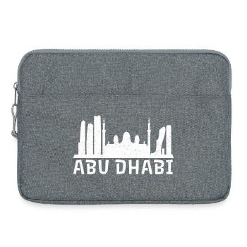 Abu Dhabi Skyline Vibes - Laptop bag 15" - heather grey - Front