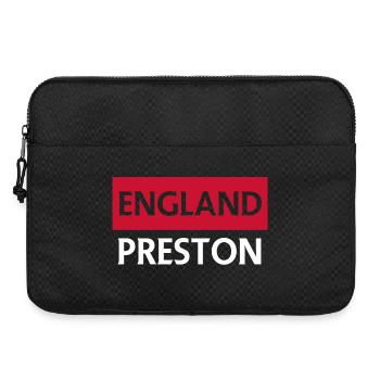 England Preston Logo-Design - Laptoptasche 15" - Schwarz - Vorne