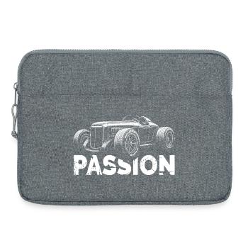 Oldtimer Hot Rod – Pure Passion - Sacoche pour ordinateur portable 15 pouces - gris chiné - Devant