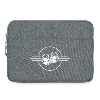 Bier Prost Bierglas - Laptoptasche 15" - Grau meliert - Vorne