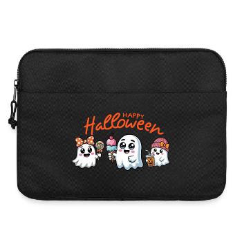 Cute Ghosts Halloween Trio - Laptop bag 15" - black - Front