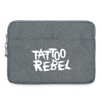 Tattoo Rebel white - Laptop bag 15" - heather grey - Front