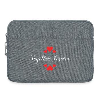 Ensemble Pour Toujours Union Amour Couple Éternel - Sacoche pour ordinateur portable 15 pouces - gris chiné - Devant