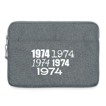 1974 - Laptop bag 15" - heather grey - Front