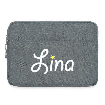 Lina - Sacoche pour ordinateur portable 15 pouces - gris chiné - Devant