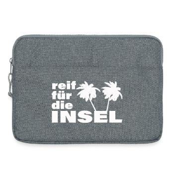 READY FOR THE ISLAND - Laptop bag 15" - heather grey - Front