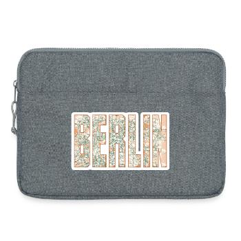 Carte de la ville de Berlin - Sacoche pour ordinateur portable 15 pouces - gris chiné - Devant
