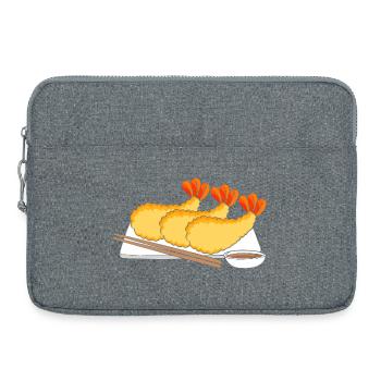 Krabbe Languste Meeresfrüchte Shrimp - Laptoptasche 15" - Grau meliert - Vorne