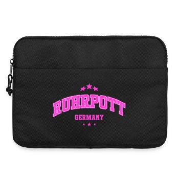 Ruhrpott Neon Look Streetwear Germany - Laptop bag 15" - black - Front