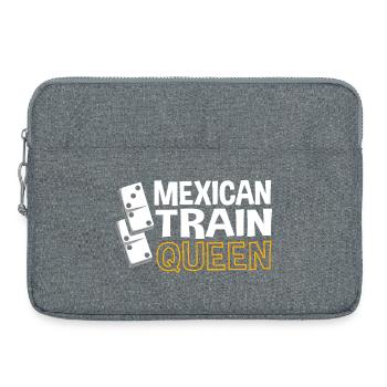 Mexican Train Domino - Laptoptasche 15" - Grau meliert - Vorne