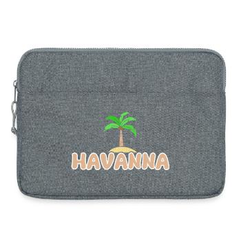 Cadeau pour La Havane - Sacoche pour ordinateur portable 15 pouces - gris chiné - Devant