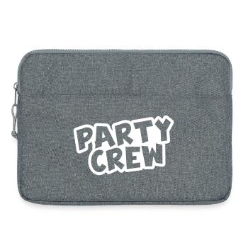 Party Crew - Laptoptasche 15" - Grau meliert - Vorne