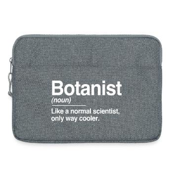Définition du botaniste - Sacoche pour ordinateur portable 15 pouces - gris chiné - Devant