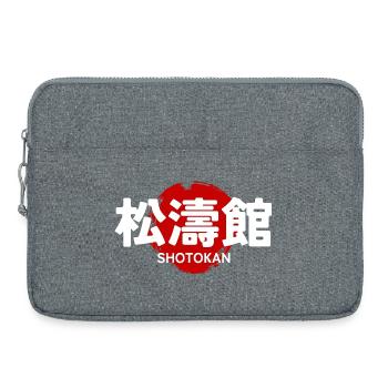 Shotokan Karate Martial Art GYM Japanese Kanji - Laptop bag 15" - heather grey - Front