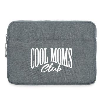 Club des mamans cool - Sacoche pour ordinateur portable 15 pouces - gris chiné - Devant
