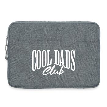 Club des papas cool - Sacoche pour ordinateur portable 15 pouces - gris chiné - Devant