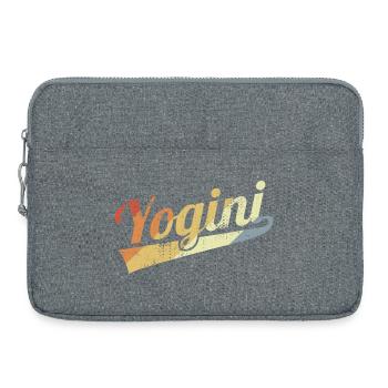 Vintage Yogini - Laptop bag 15" - heather grey - Front