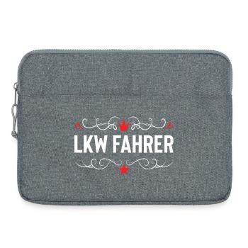 Truck Driver Profession - Laptop bag 15" - heather grey - Front