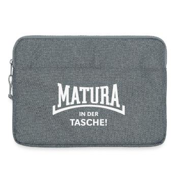 Matura – In Der Tasche! (Maturant Konkav / White) - Laptoptasche 15" - Grau meliert - Vorne