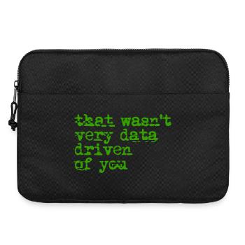 That Wasn't Very Date-Driven - Laptop bag 15" - black - Front