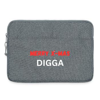 JOYEUX NOËL DIGGA - Sacoche pour ordinateur portable 15 pouces - gris chiné - Devant