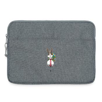 Bunny Easter Fitness - Sacoche pour ordinateur portable 15 pouces - gris chiné - Devant