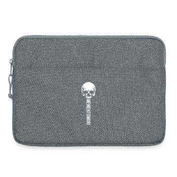 Memento Mori, l'art du crâne - Sacoche pour ordinateur portable 15 pouces - gris chiné - Devant