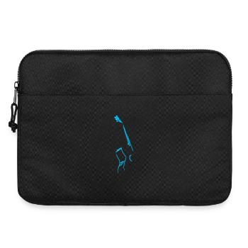 Gitarre Silhouette Gitarrist Rockmusik - Laptoptasche 15" - Schwarz - Vorne