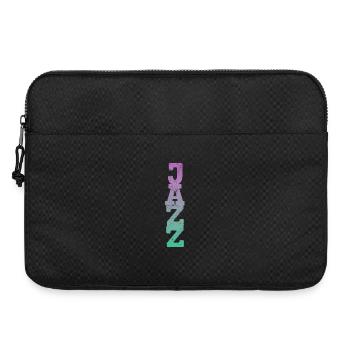 Jazz rétro - Sacoche pour ordinateur portable 15 pouces - noir - Devant