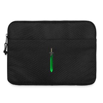 Green Rune Sword - Laptop bag 15" - black - Front