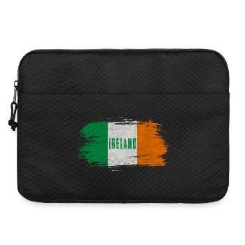 Irlande Vintage Drapeau / Cadeau Belfast Dublin - Sacoche pour ordinateur portable 15 pouces - noir - Devant