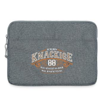 88. Geburtstag Ich Bin Knackige 88 Mal Knackt.... - Laptoptasche 15" - Grau meliert - Vorne